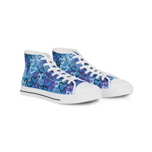 Ace Graffiti Hearts High Top Sneakers
