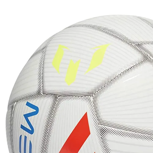 Adidas TPU Football, Size 5, (White, Crystal White, Football Blue, Solar Red)