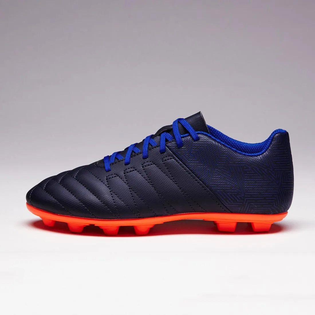 Agility 140 FG Kids' Firm Ground Football Boots - Blue/Orange