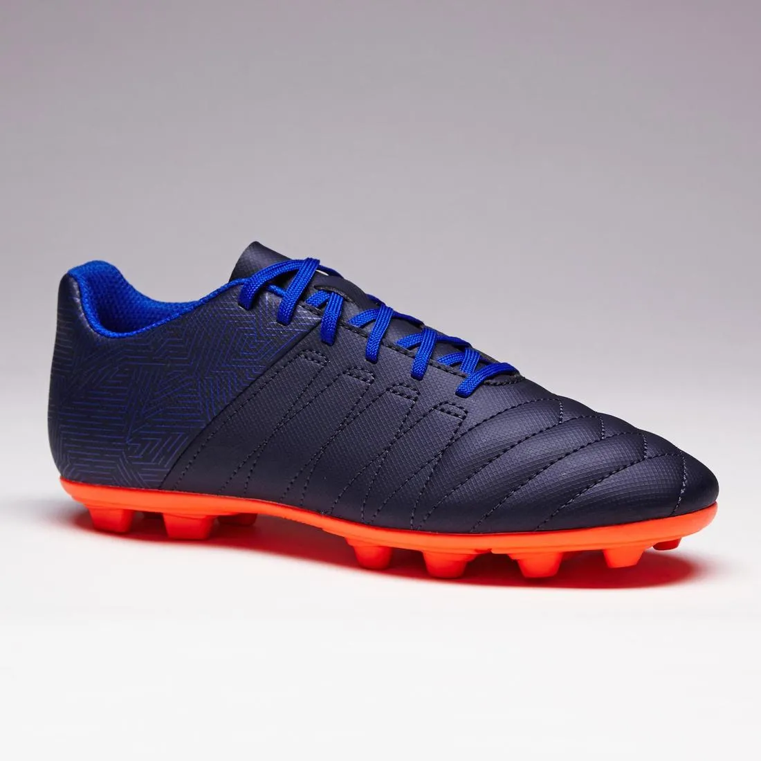 Agility 140 FG Kids' Firm Ground Football Boots - Blue/Orange