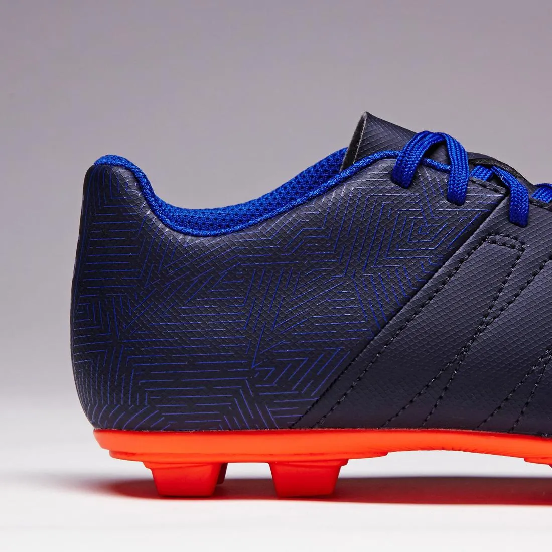 Agility 140 FG Kids' Firm Ground Football Boots - Blue/Orange