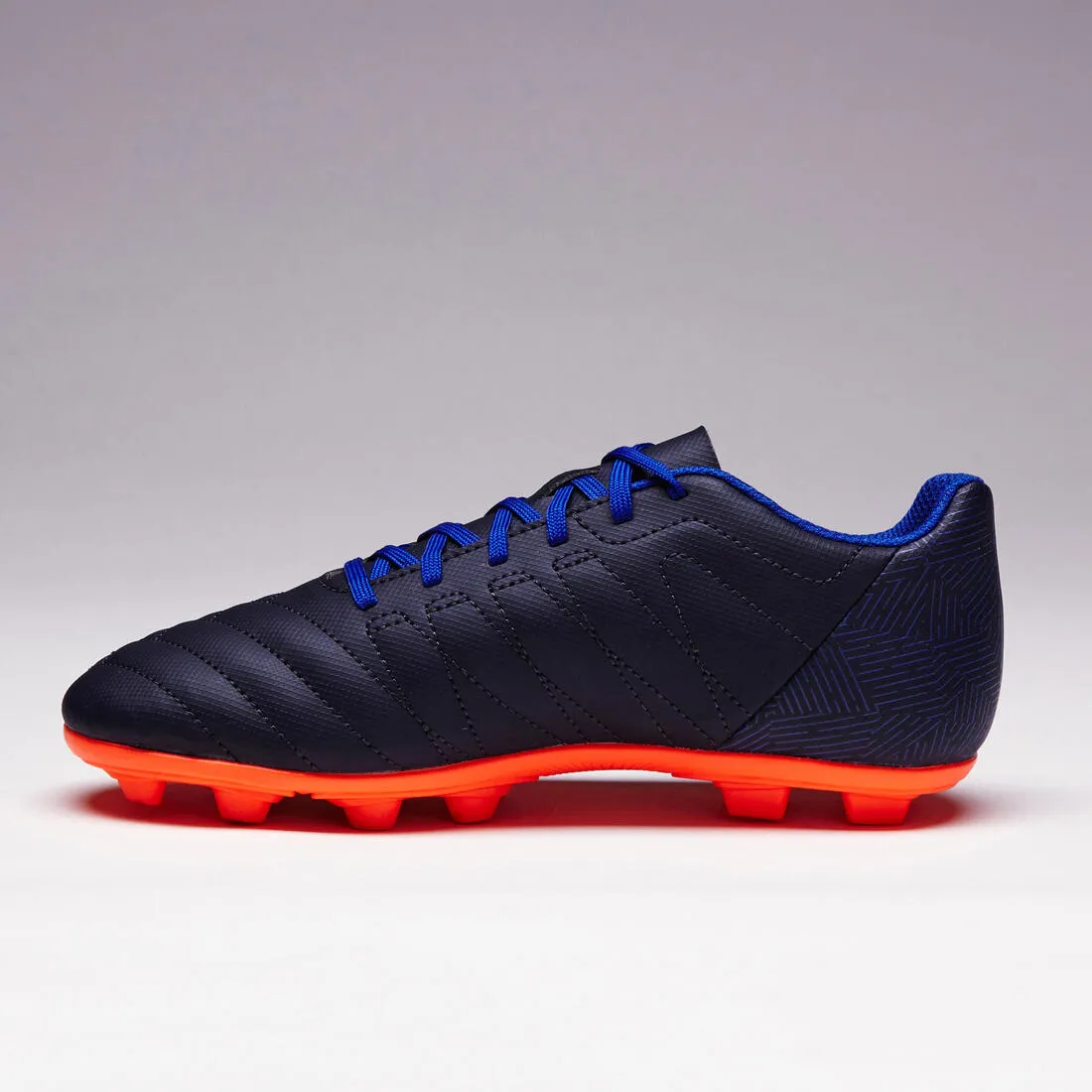 Agility 140 FG Kids' Firm Ground Football Boots - Blue/Orange