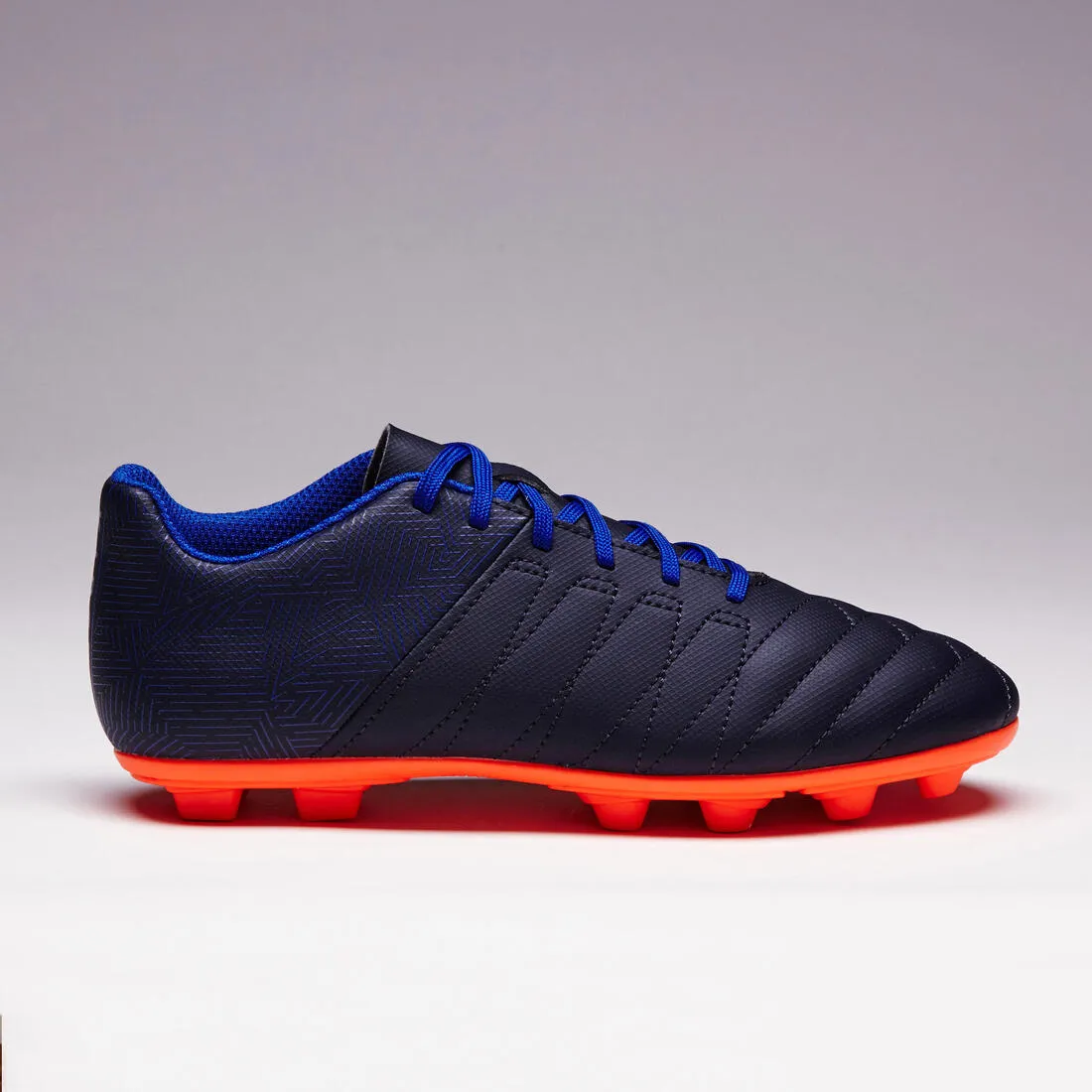 Agility 140 FG Kids' Firm Ground Football Boots - Blue/Orange
