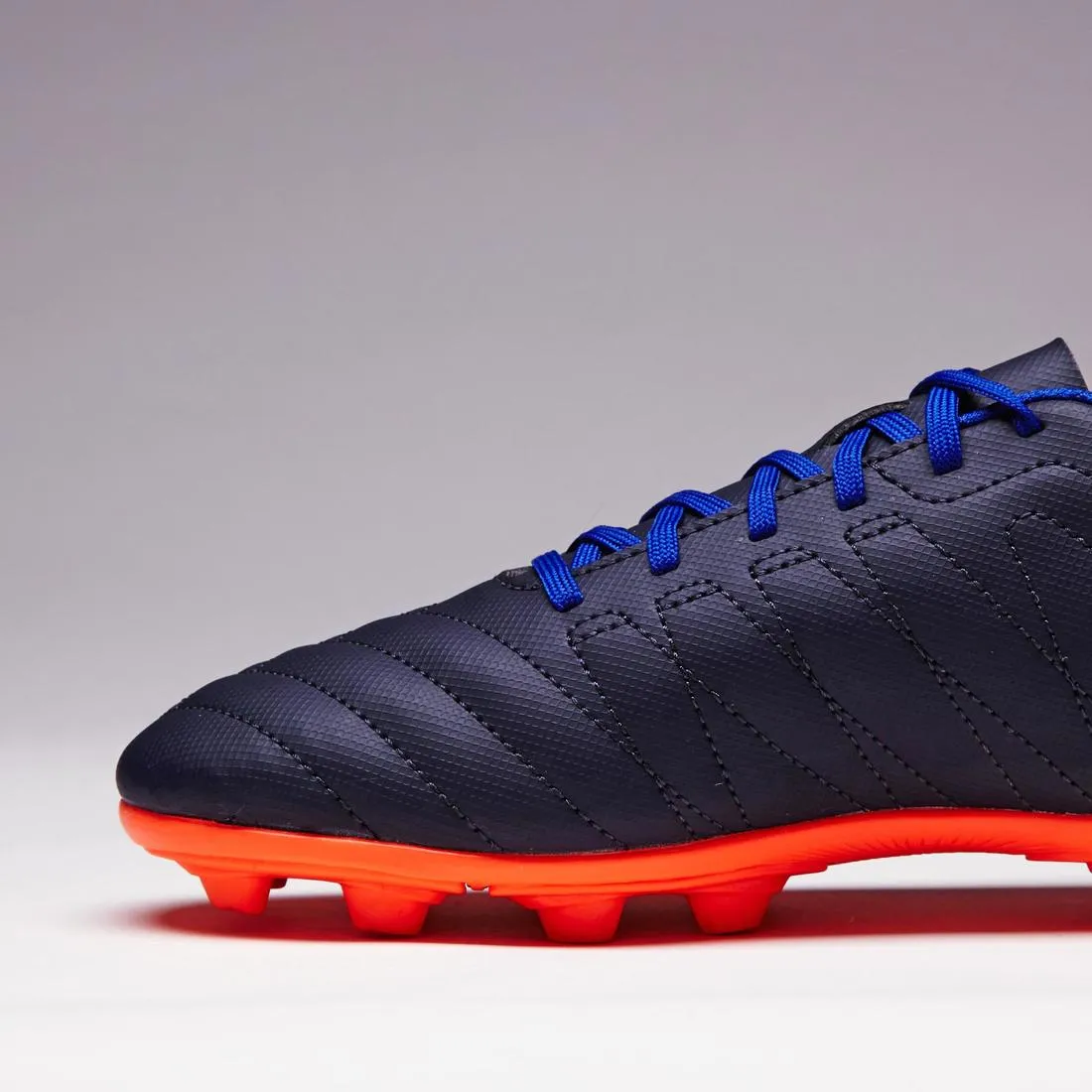 Agility 140 FG Kids' Firm Ground Football Boots - Blue/Orange