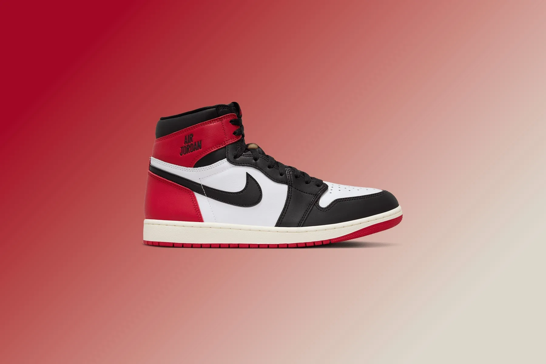 Air Jordan 1 Retro High OG 'Black Toe Reimagined' - White/Black/Varsity Red/Sail