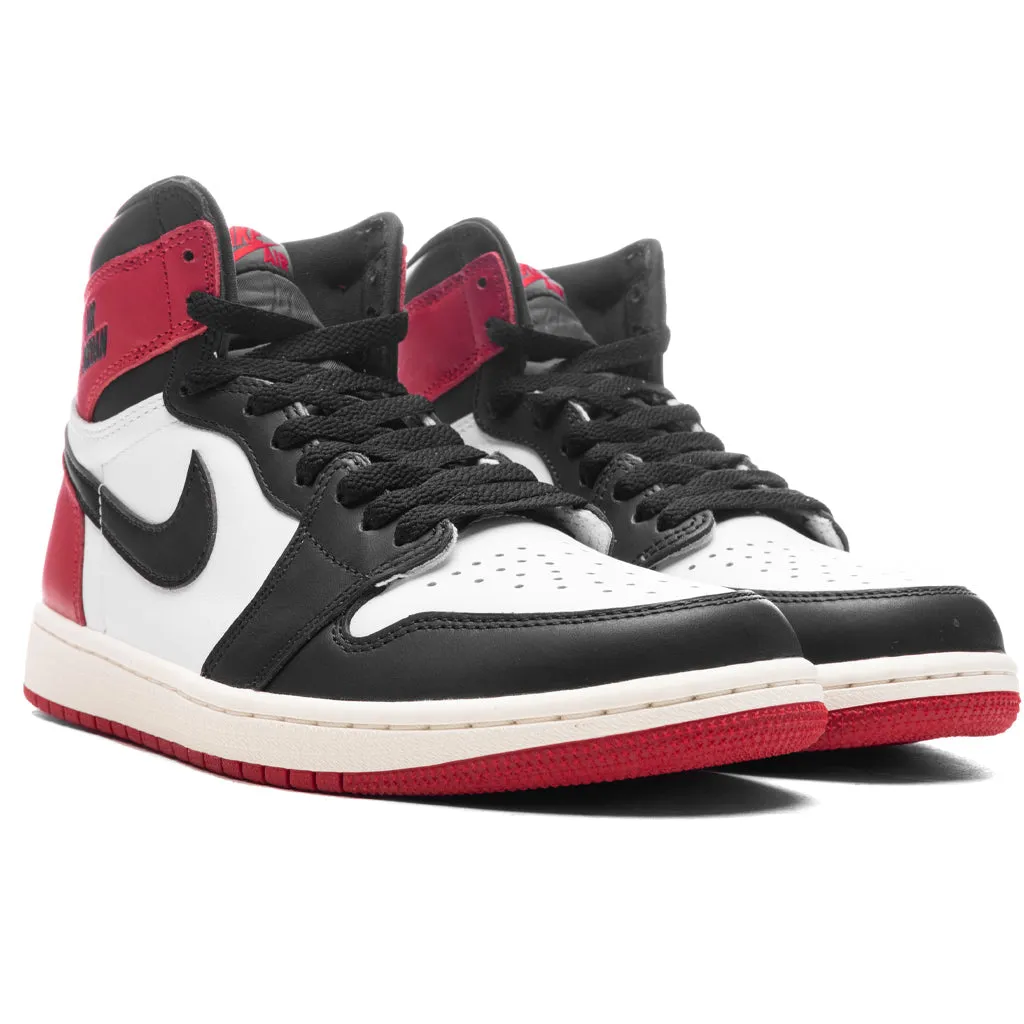 Air Jordan 1 Retro High OG 'Black Toe Reimagined' - White/Black/Varsity Red/Sail