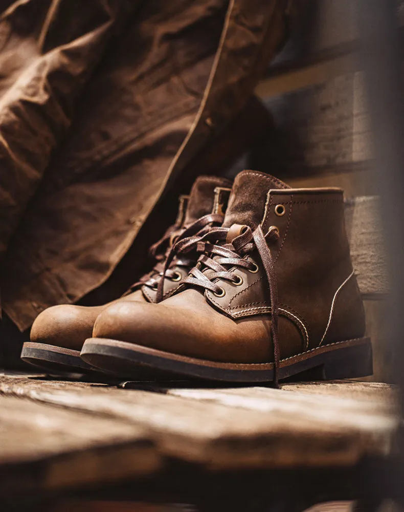 American Retro Beckman 9011 Leather Outdoor Martin Men's Boot