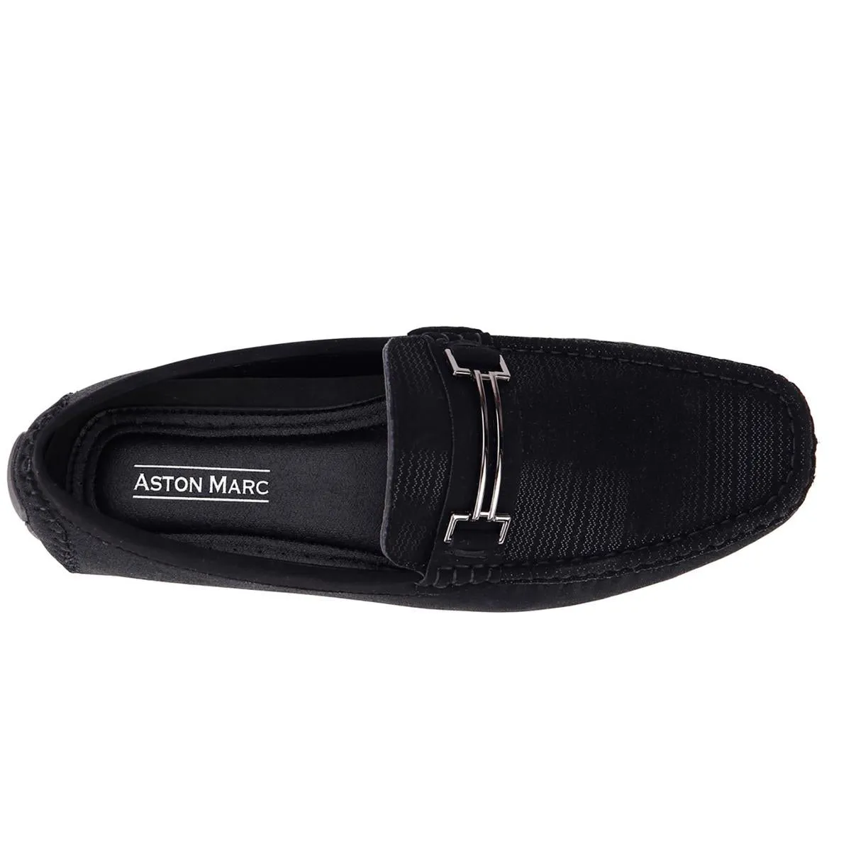 Aston Marc Mens Faux Suede Driving Loafers