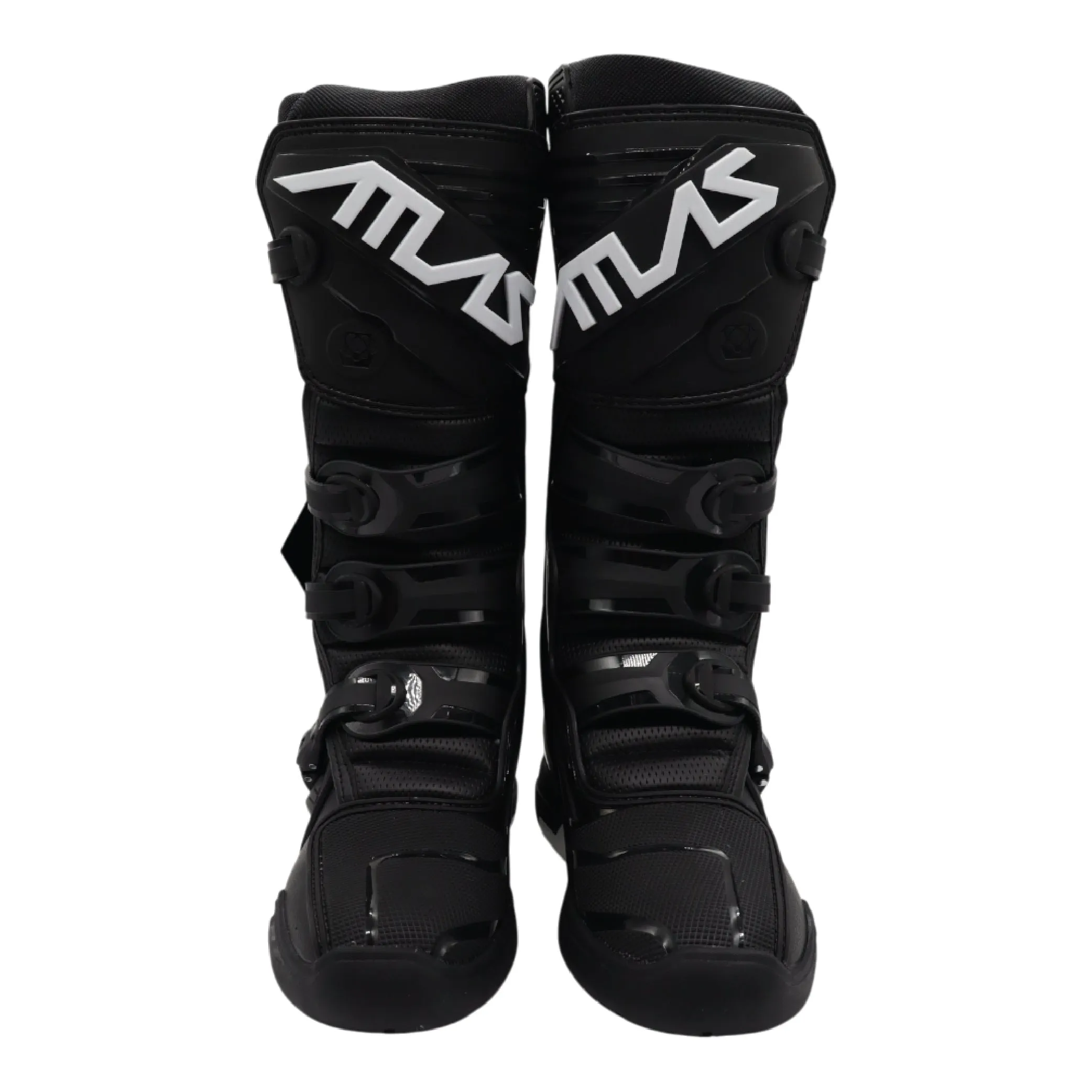 Atlas Traction  Boots for Racing & Powersports - Adult - Size: 8 (Black)