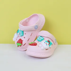 Attractive Pink Themed Kids Clogs