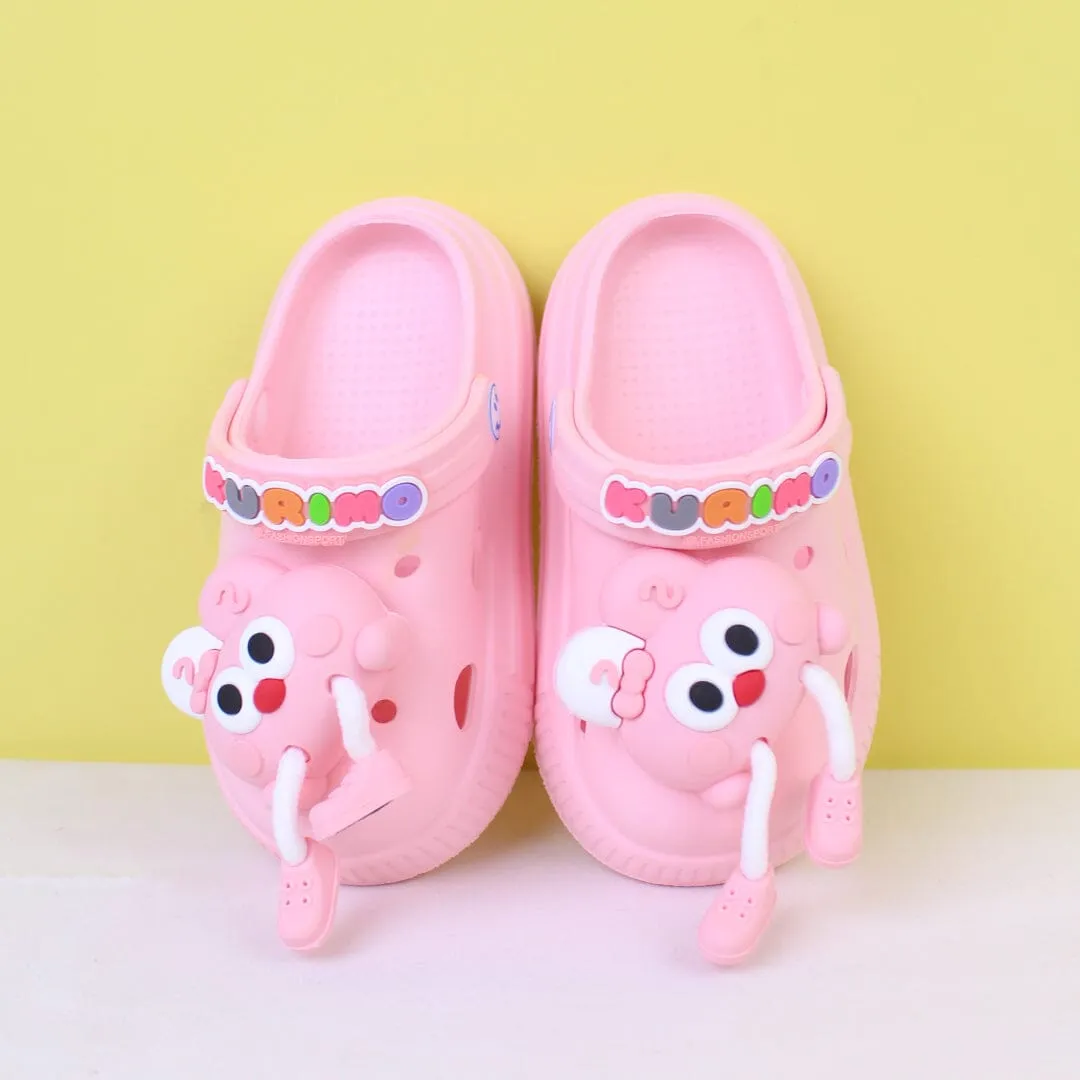 Attractive Pink Themed Kids Clogs
