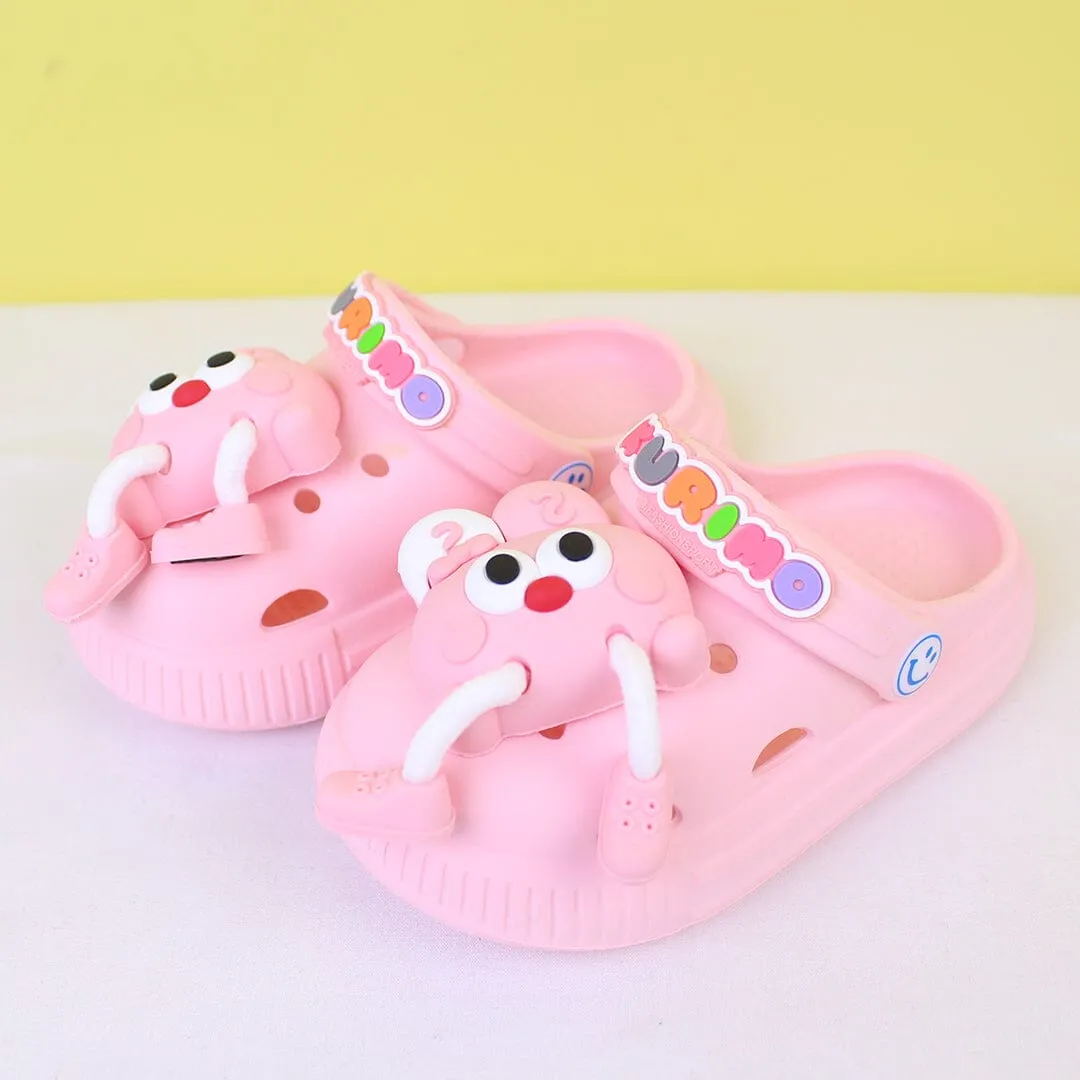 Attractive Pink Themed Kids Clogs