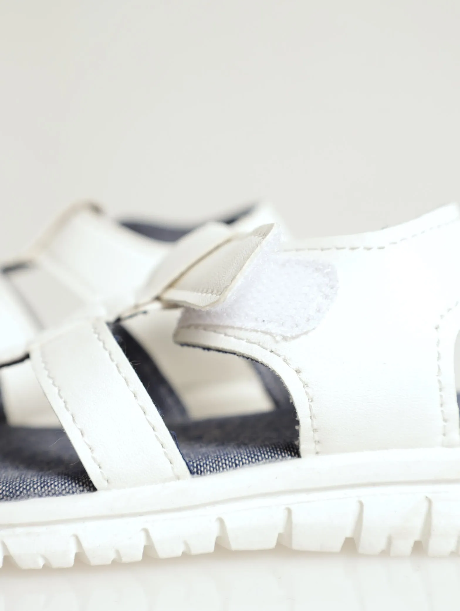Baby Boys Fisherman Sandal - White