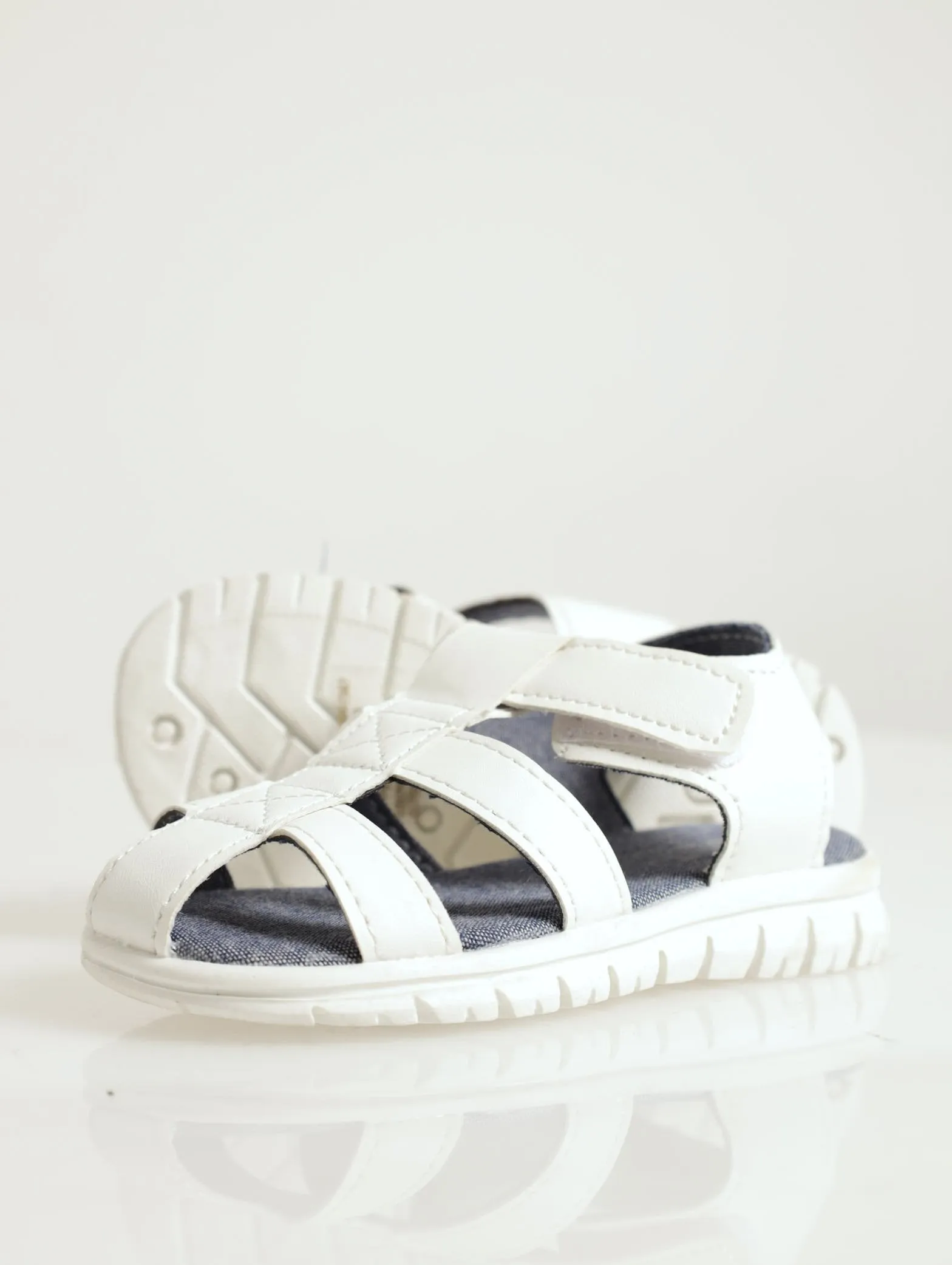 Baby Boys Fisherman Sandal - White