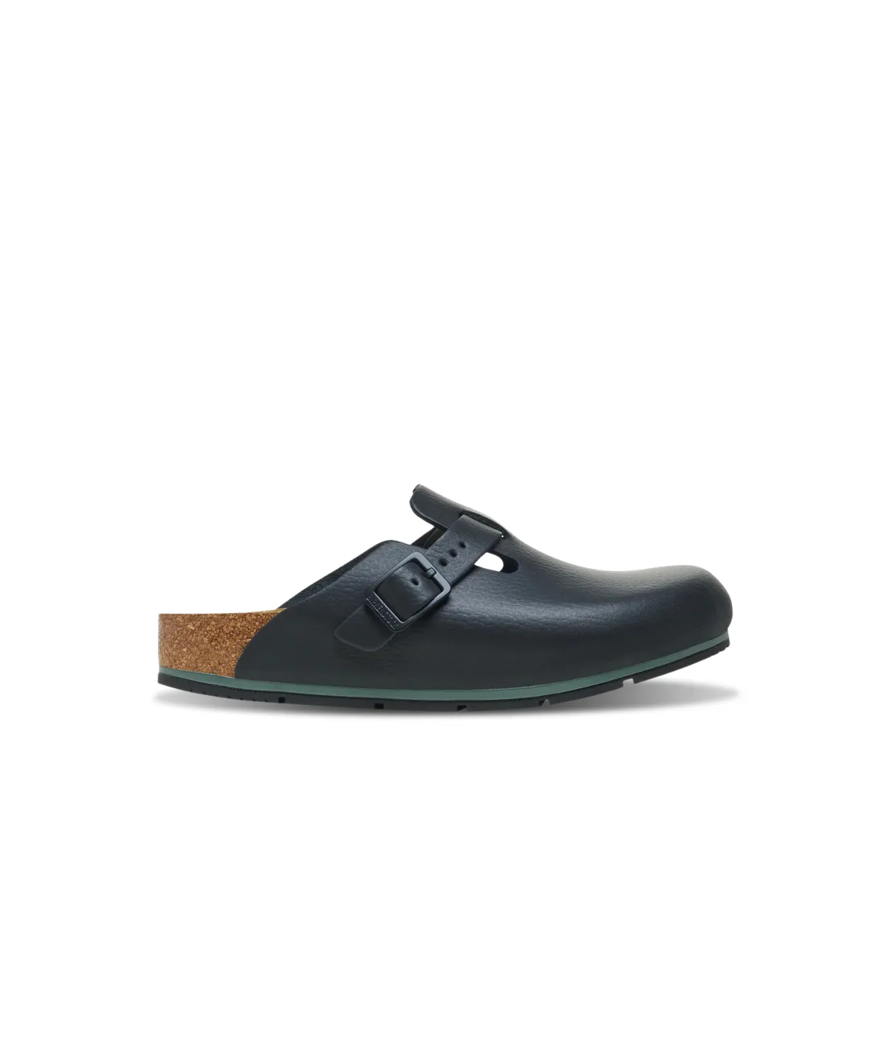 Birkenstock Boston Pro PU Coated/Oiled Leather Black Clogs