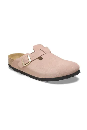 Birkenstock Boston Suede Clogs for Women in Rose | 1026171