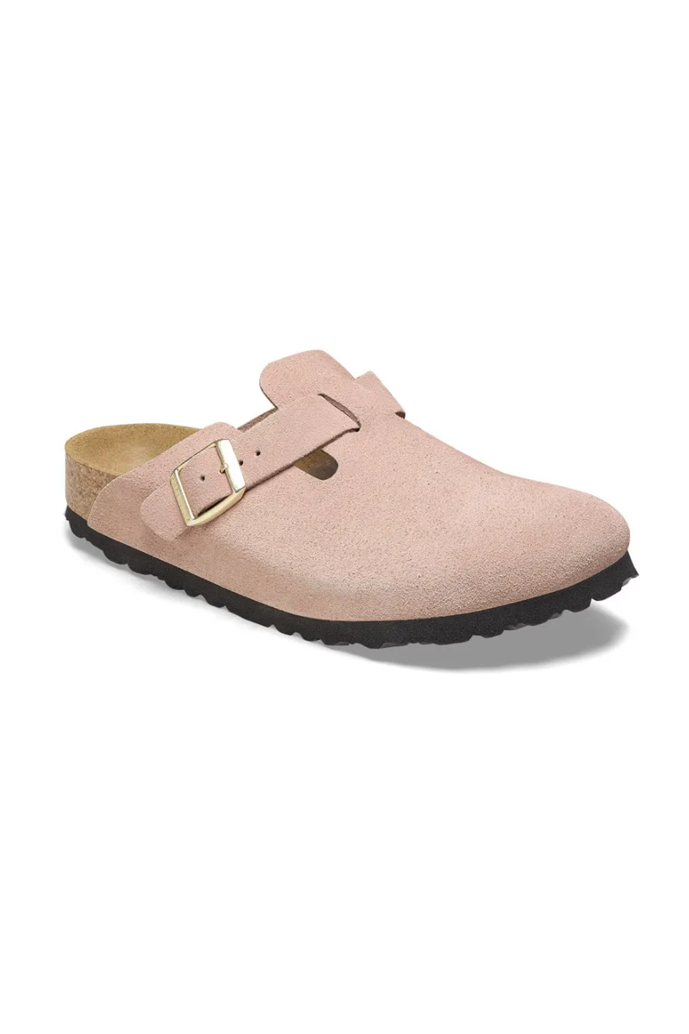 Birkenstock Boston Suede Clogs for Women in Rose | 1026171