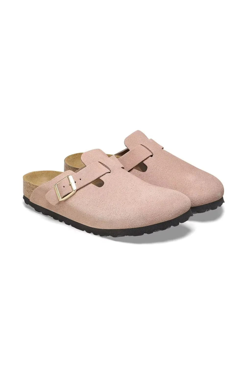Birkenstock Boston Suede Clogs for Women in Rose | 1026171