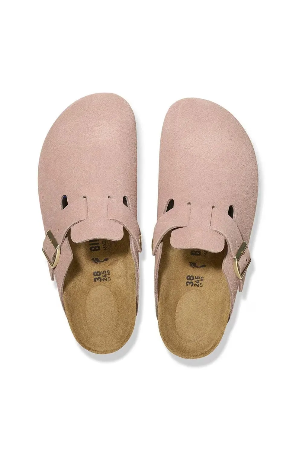 Birkenstock Boston Suede Clogs for Women in Rose | 1026171
