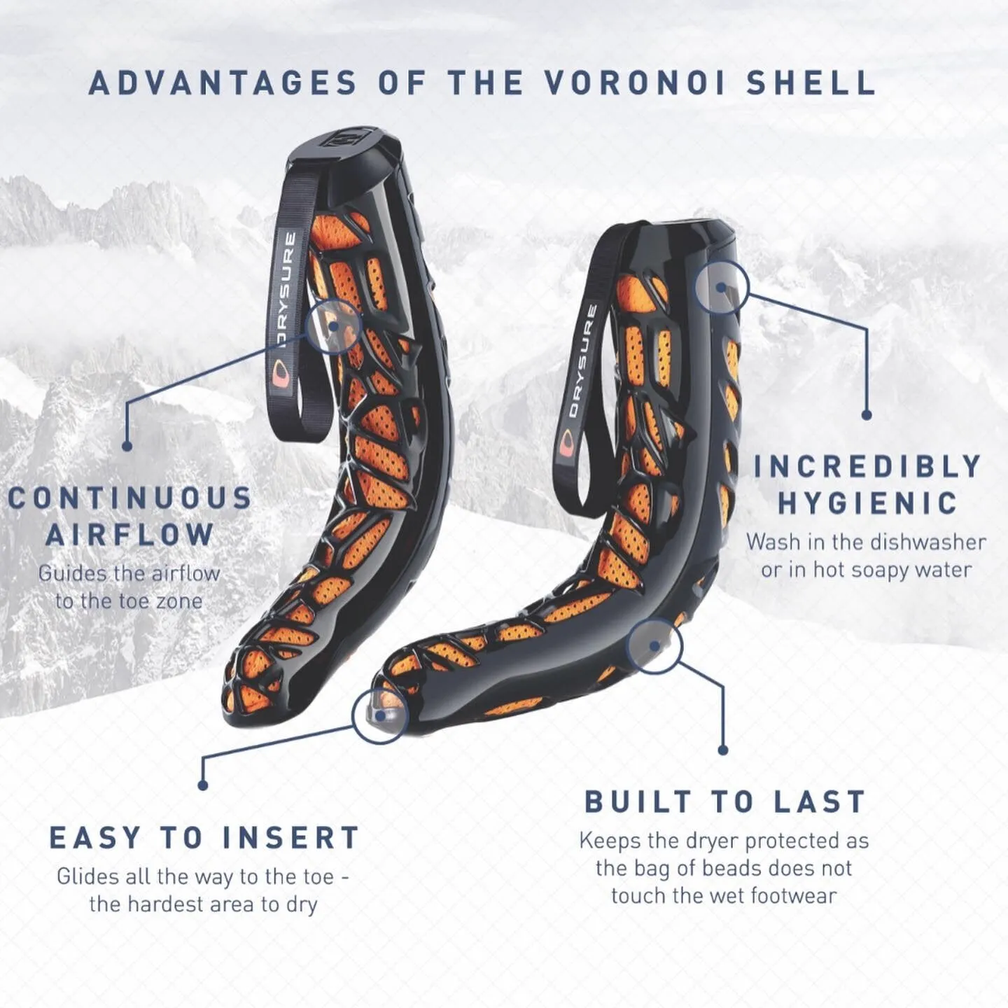 Black & Orange Drysure Extreme