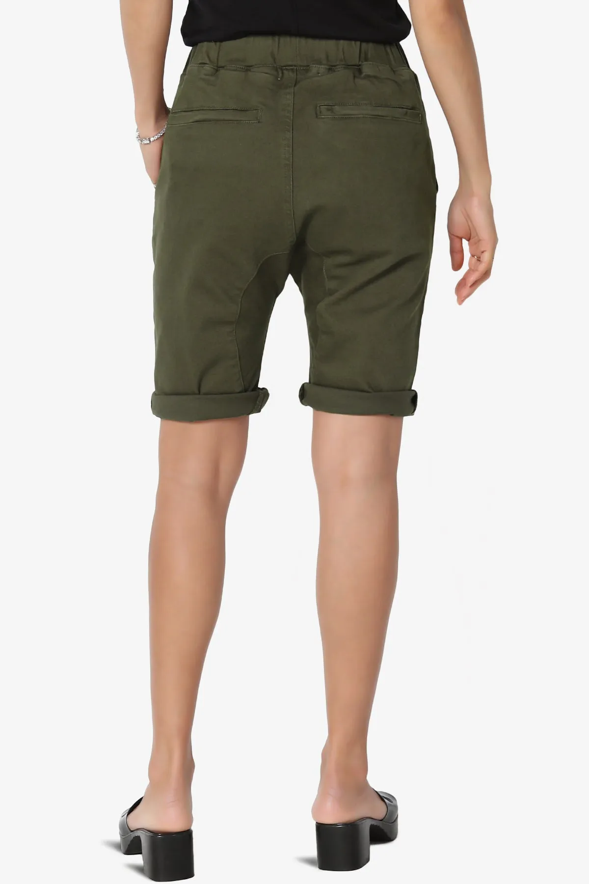 Blake Drop Crotch Jogger Denim Shorts