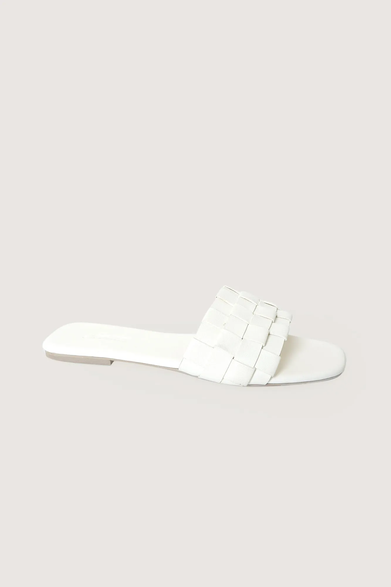 Braided Strap Square Toe Sandals
