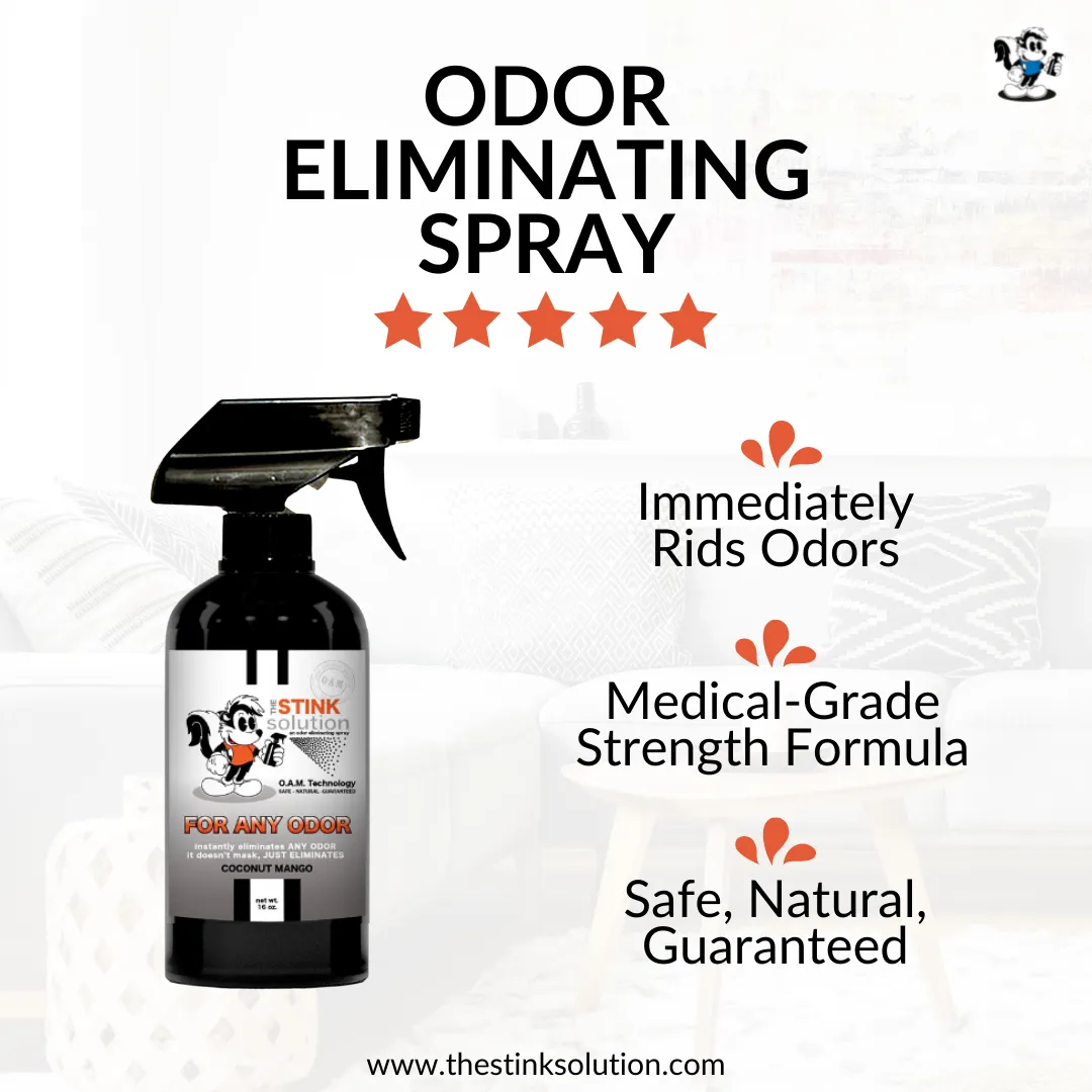 Buy 2 Get 1 FREE - Two Smoke Odor Eliminating Sprays (Bamboo Teak)   One For Any Odor Eliminating Spray (Coconut Mango) 16 oz