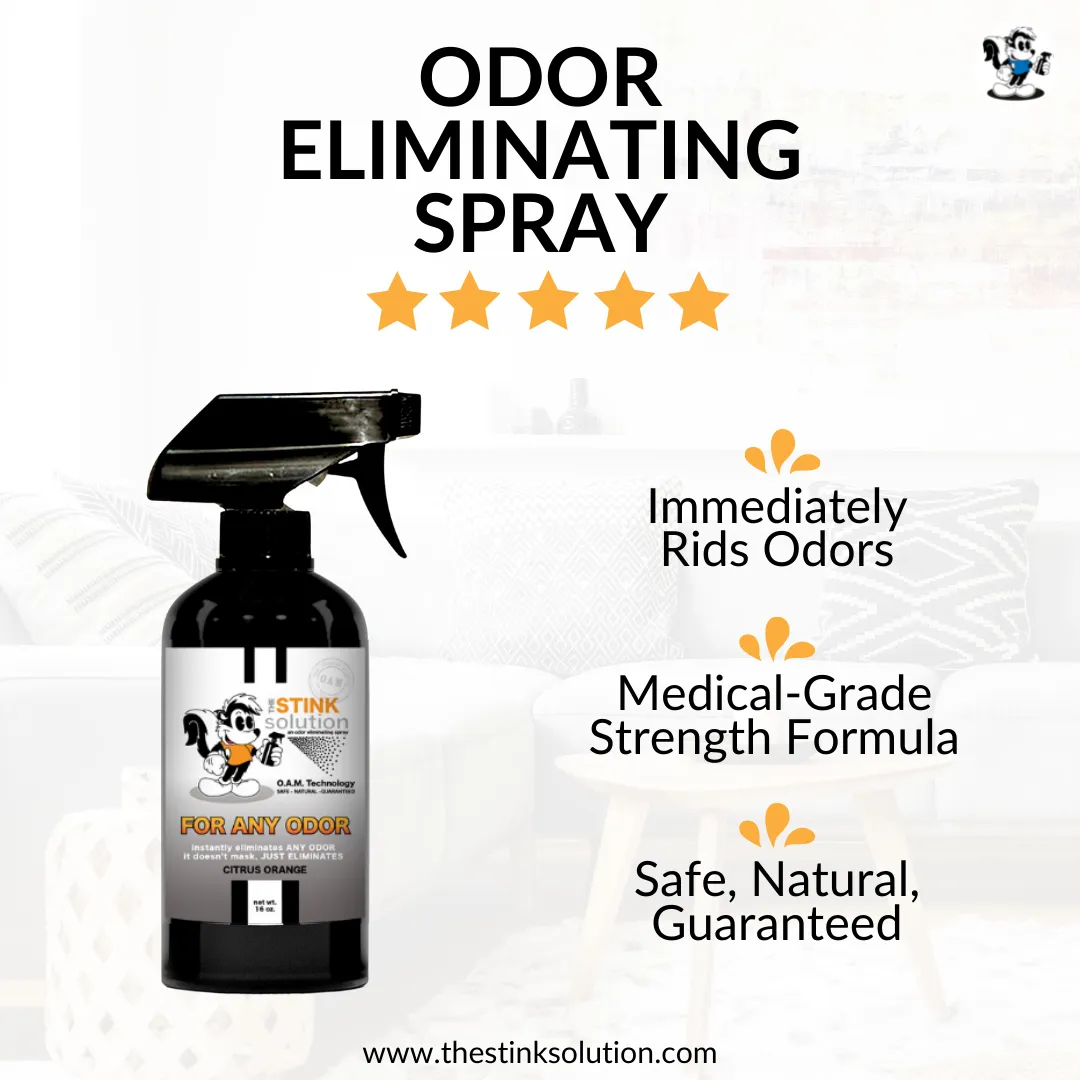 Buy 2 Get 1 FREE - Two Smoke Odor Eliminating Sprays (Sky Blue)   One For Any Odor Eliminating Spray (Citrus Orange) 16 oz