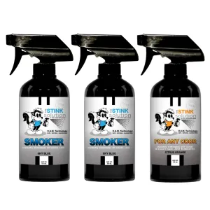 Buy 2 Get 1 FREE - Two Smoke Odor Eliminating Sprays (Sky Blue)   One For Any Odor Eliminating Spray (Citrus Orange) 16 oz