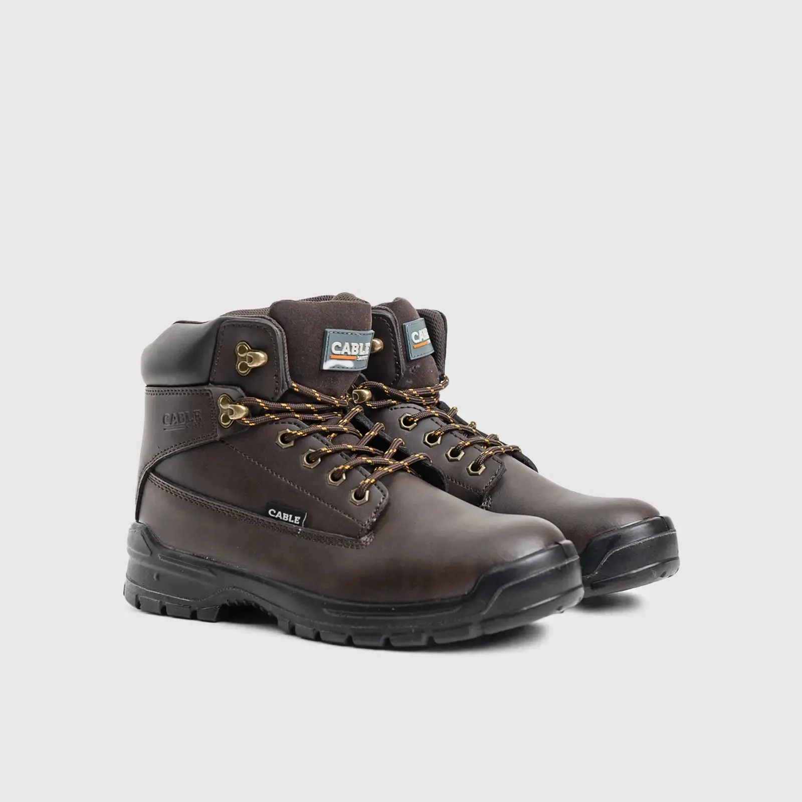 Cable Platinum Steel Toe Brown