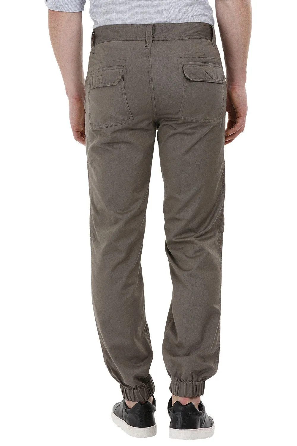 Cargo Cuff Jogger Grey Pants