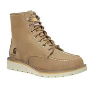 Carhartt Women's 6" Moc Toe Slip Resist Wedge Work Boot- Hickory- FW6022-W