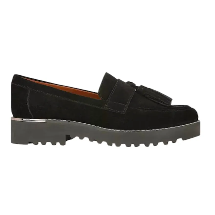 CAROLYNN Chunky Platform Lug Sole Tassel Loafers