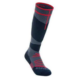 CHILDREN'S SKI SOCKS 500 - NAVY BLUE