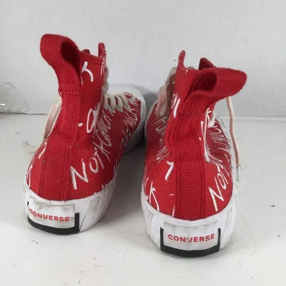 Converse Sneakers Boys Size 7 UNT1TL3D High Top Red White Not A Chuck