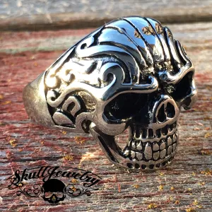 Desperado Stainless Steel Skull Ring (#175)