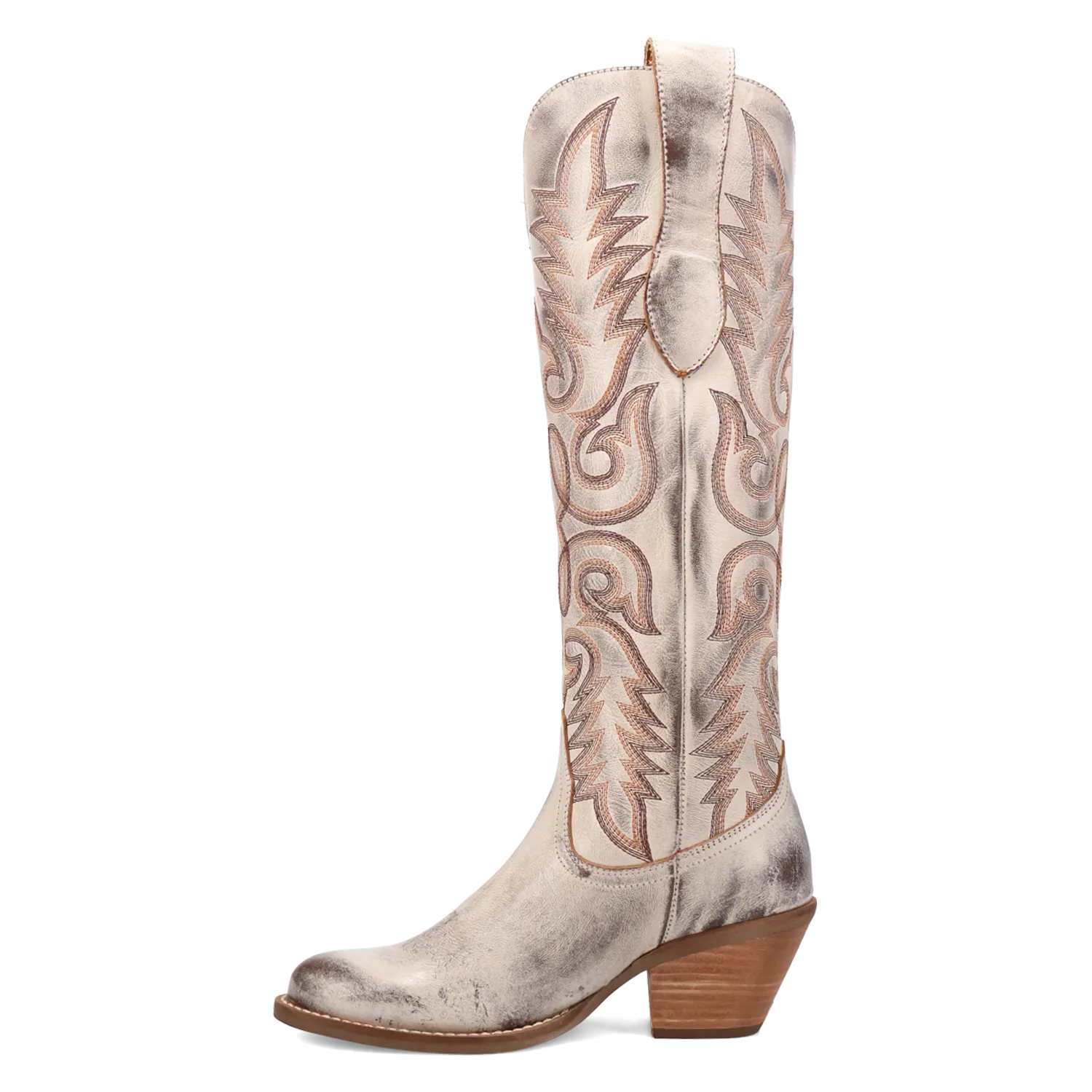 Dingo Faded Brown Faded Love Round Toe Western Boots for Women