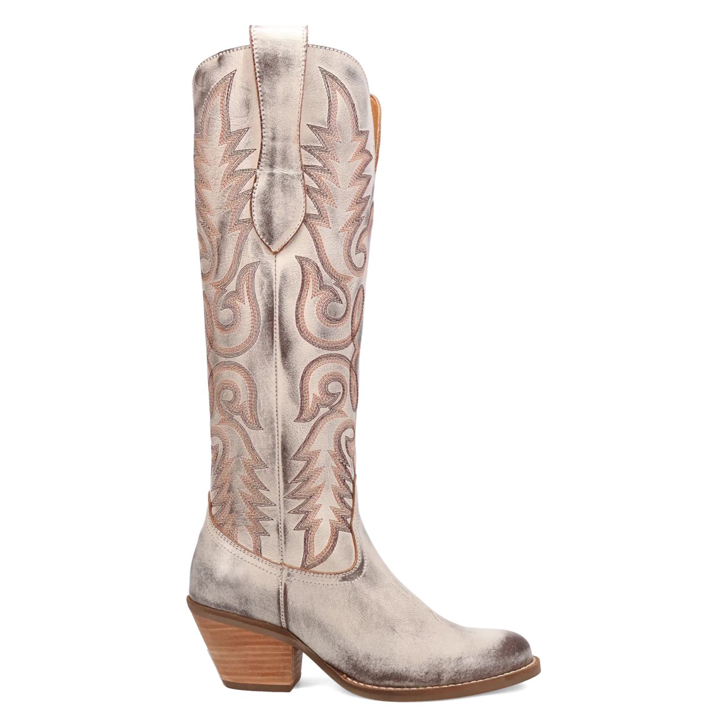 Dingo Faded Brown Faded Love Round Toe Western Boots for Women