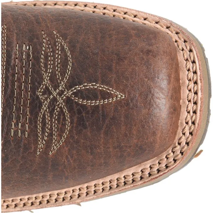 Double H Men's Dalton 11" Square Toe Western Classic Boot -Brown- DH4655