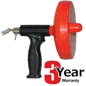 Drain Pipe Cleaner Unblocker Tool Sink Blockage Remover - 3 Year Warranty