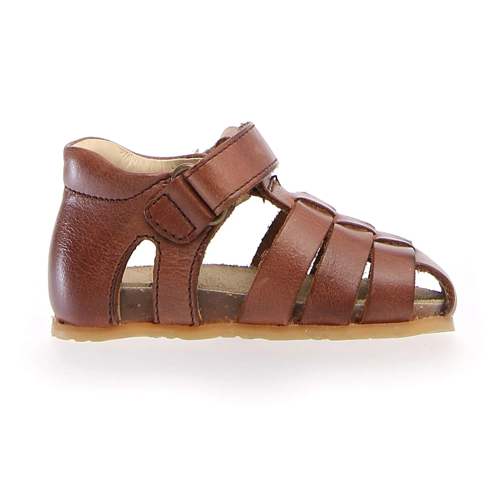Falcotto Boy's and Girl's Alby Fisherman Sandals - Cuoio