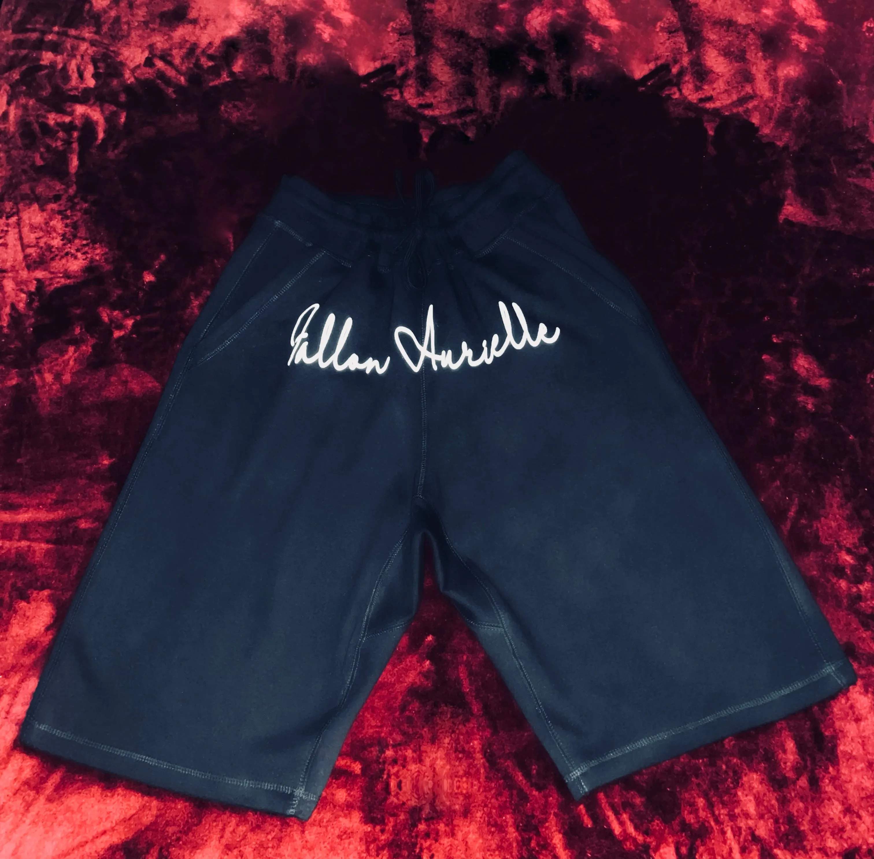 Fallon Aurielle Unisex Signature V-Neck 3 Piece Leo Lion Birthday & Name Zodiac Set (Black & White)