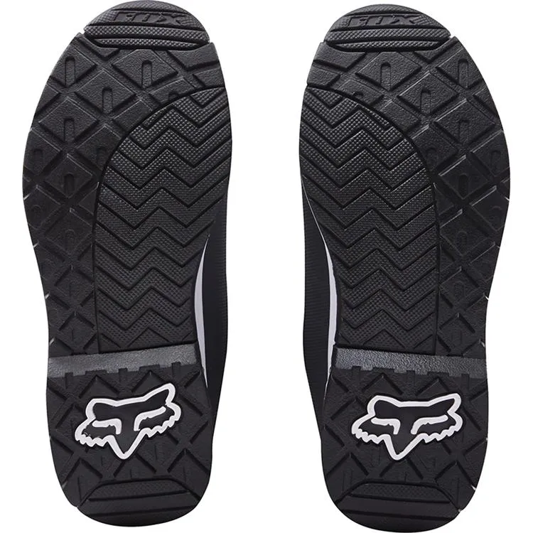FOX WOMENS COMP 5 BOOTS [BLACK/WHITE] 11