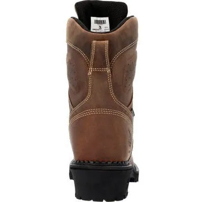 Georgia Men's USA 9" Soft Toe Waterproof Logger Work Boot- Horse- GB00539