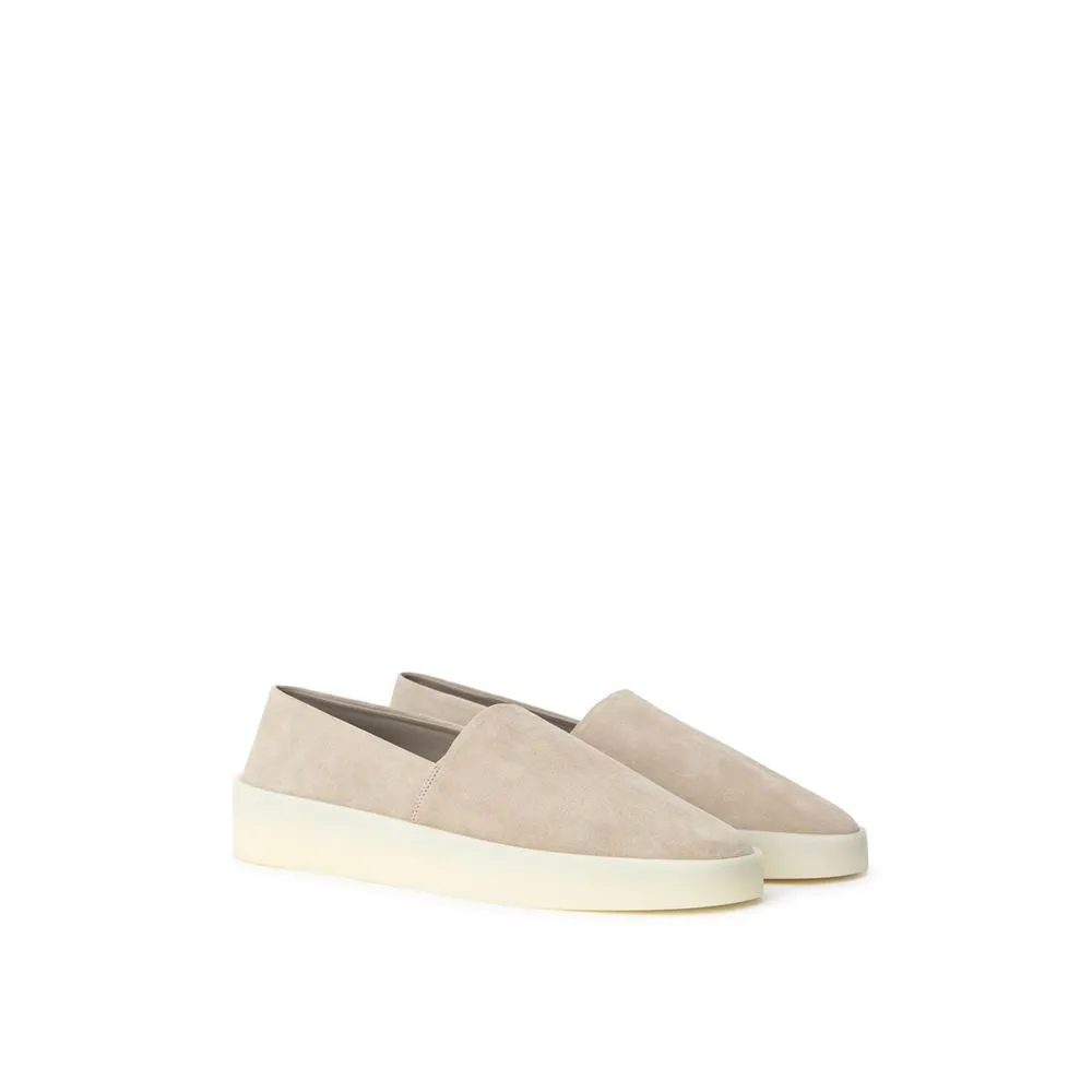 Gray Leather Loafer