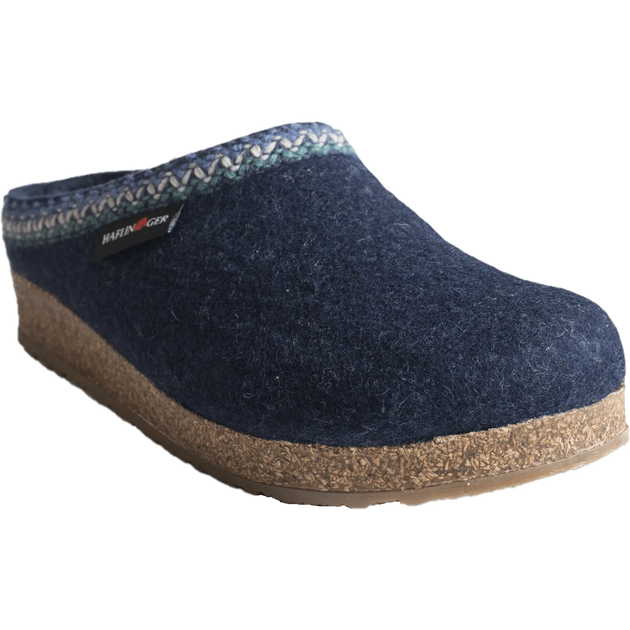 Haflinger Zig Zag Grizzly Wool Clogs