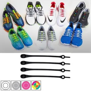 HICKIES Original No Tie Elastic Shoelace Unisex/One-size Fits Infrared