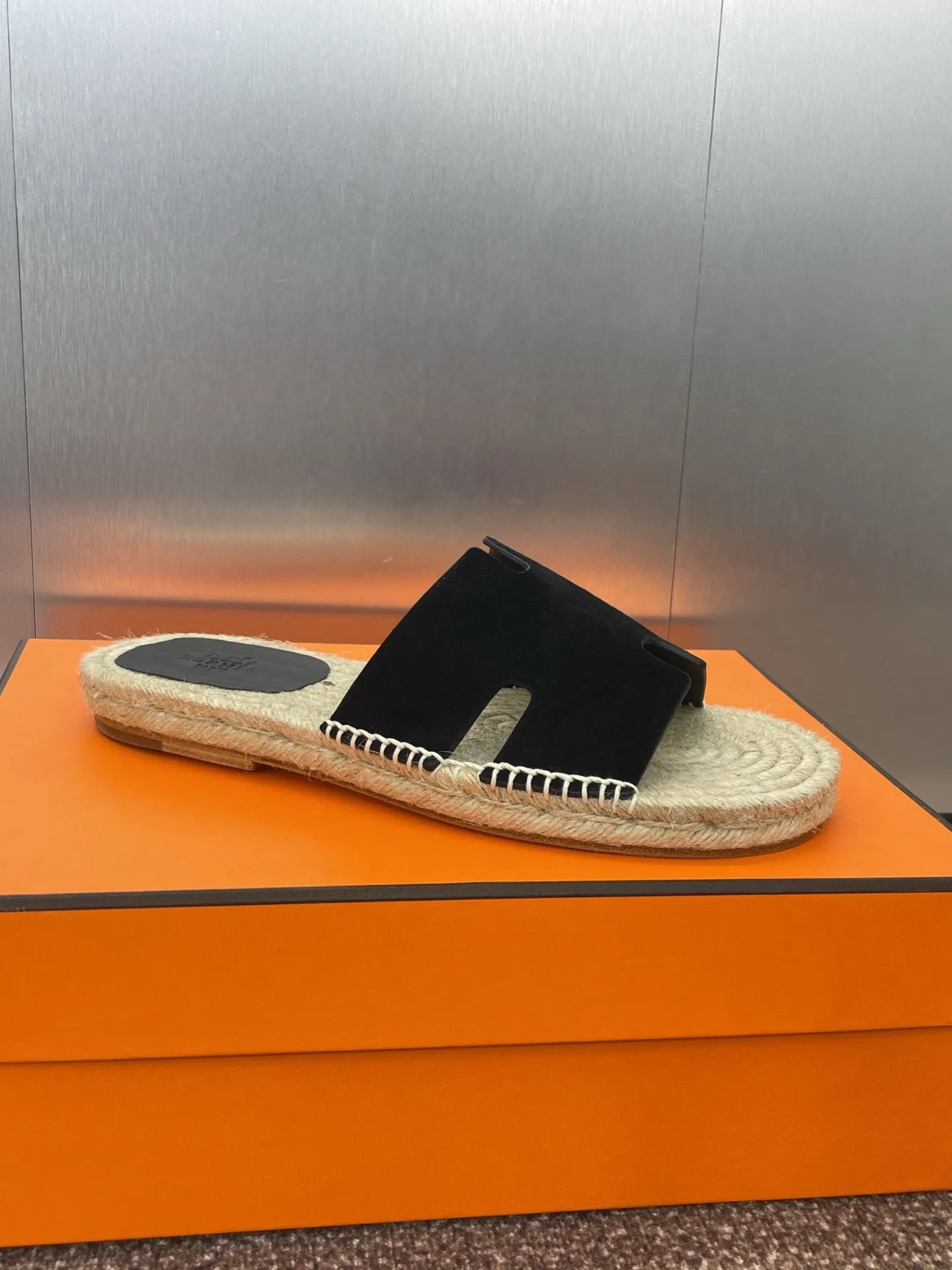 HM 25 Antigua Espadrilles Black Suede