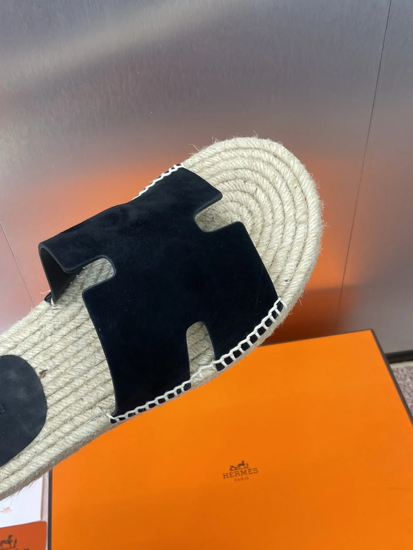 HM 25 Antigua Espadrilles Black Suede