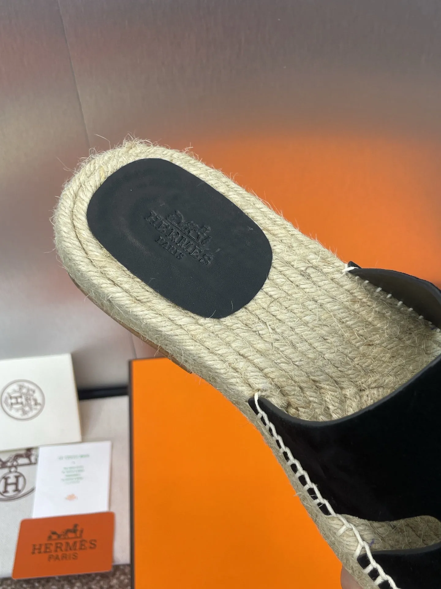 HM 25 Antigua Espadrilles Black Suede
